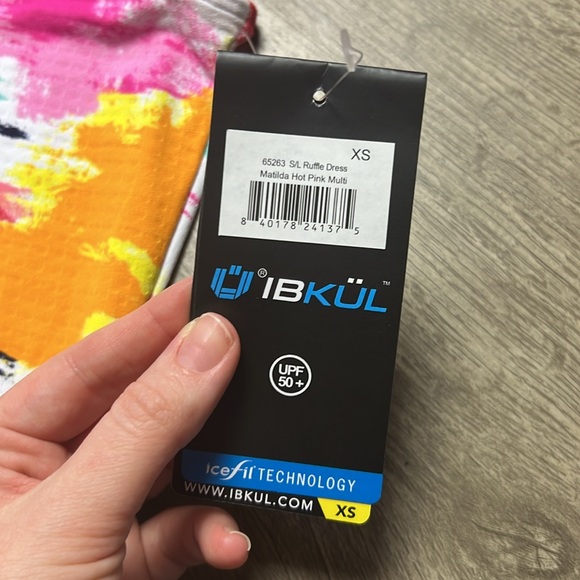 IBKUL Matilda Hot Pink Multi Collared Ruffled Mini‎ Dress - Picture 9 of 11